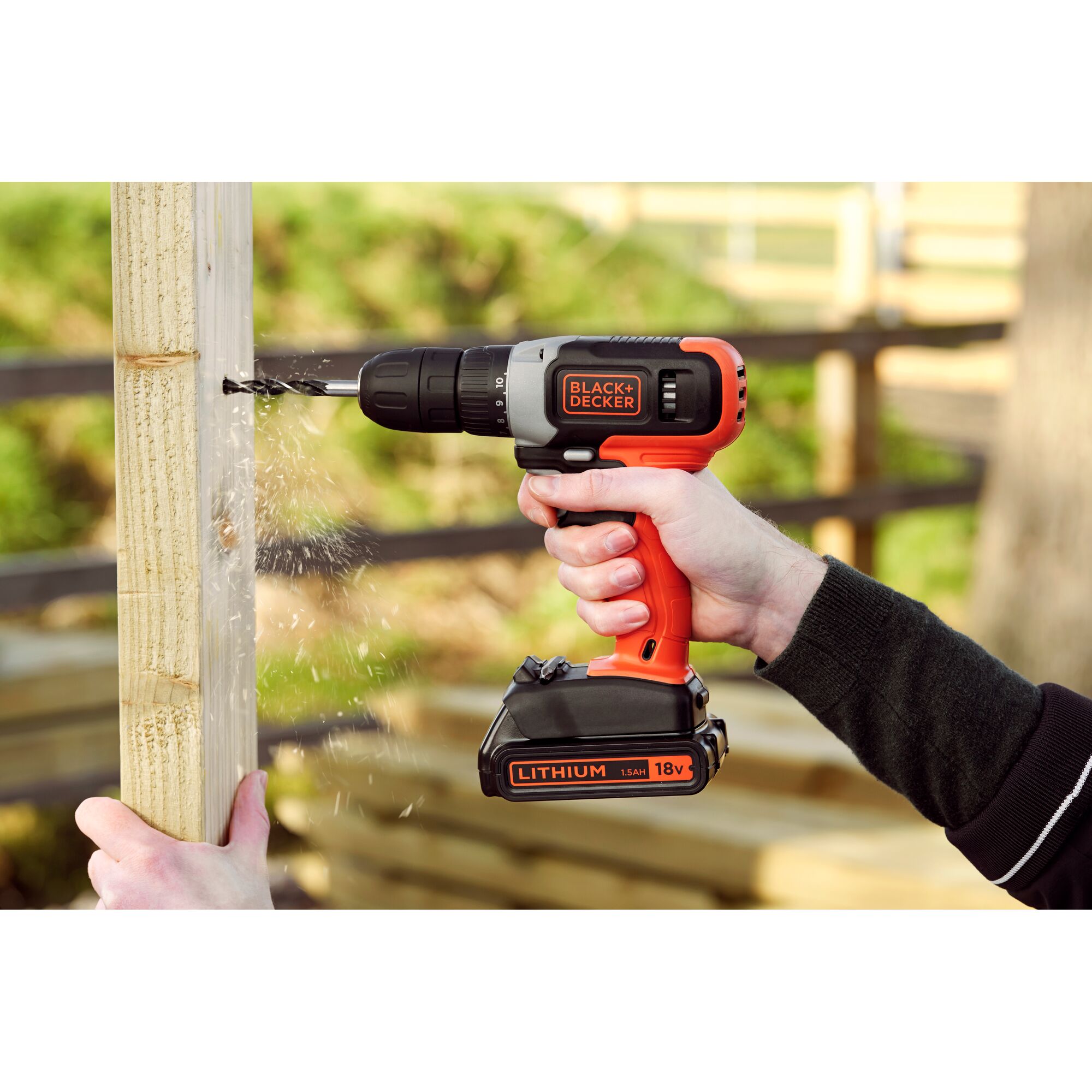 18V POWERCONNECT™ Cordless Drill Driver Kit with 1.5Ah Battery