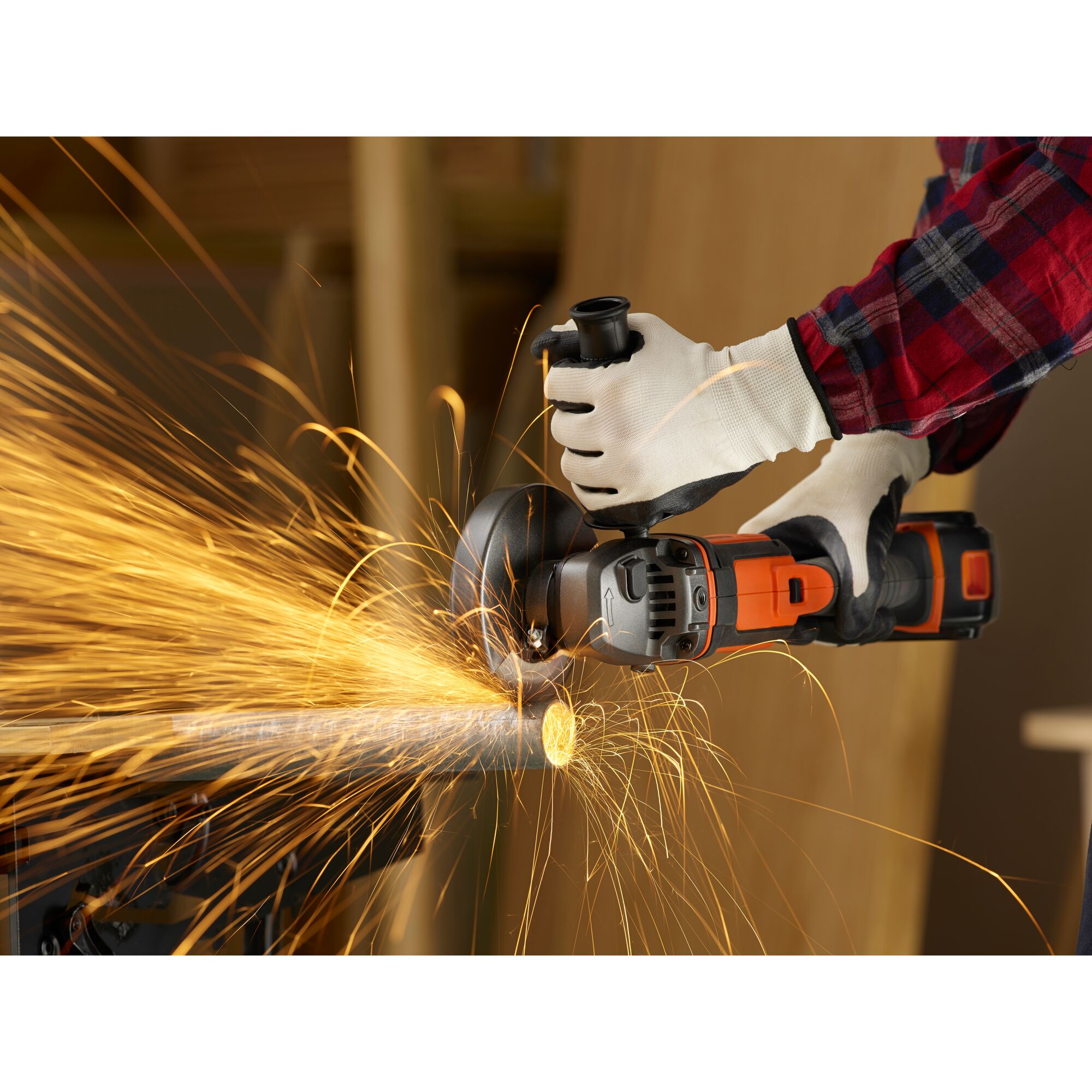 18V POWERCONNECT™ Cordless 125mm Angle Grinder (Tool Only) | BLACK