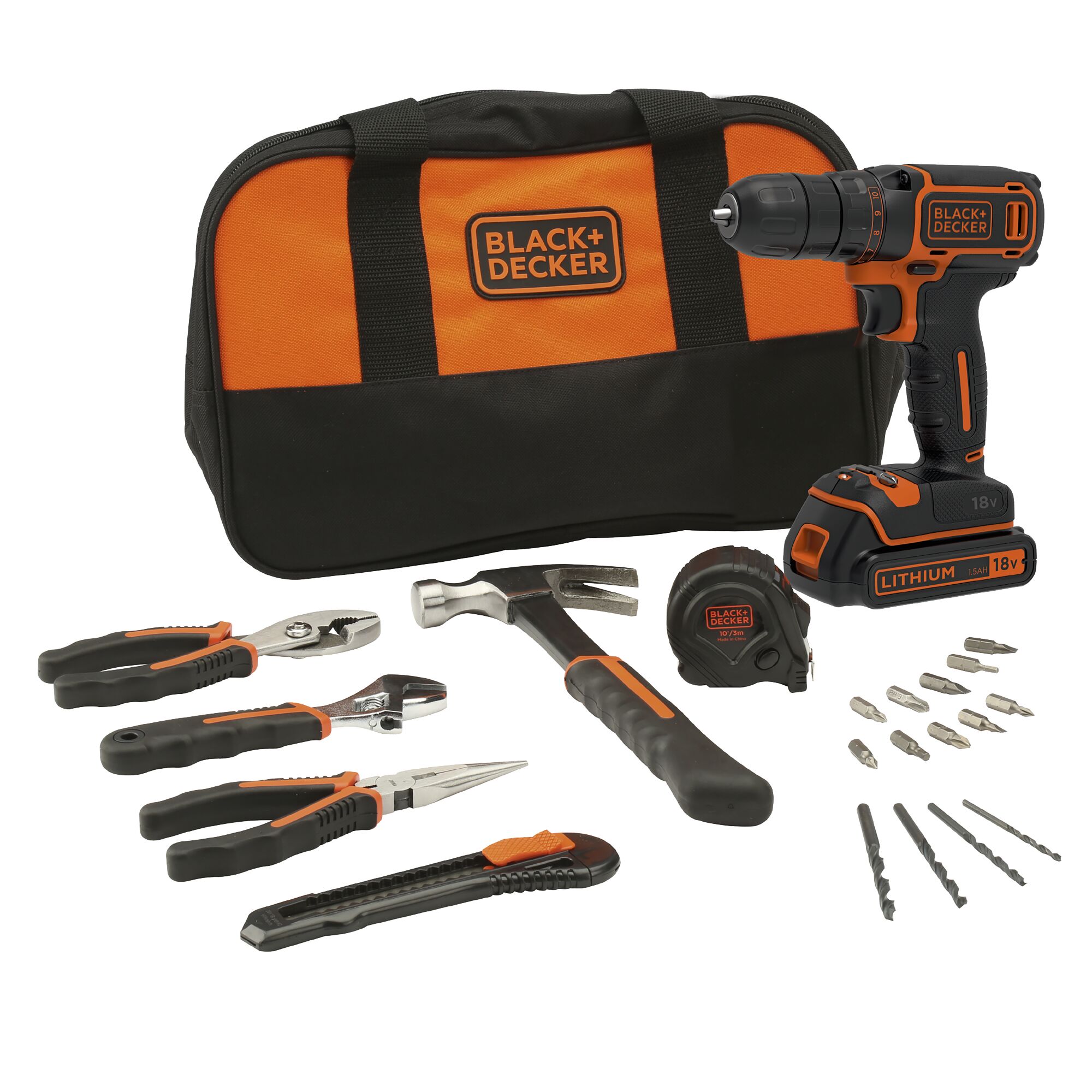 18V Lithium ion Drill driver with 400mA charger and 1 battery with