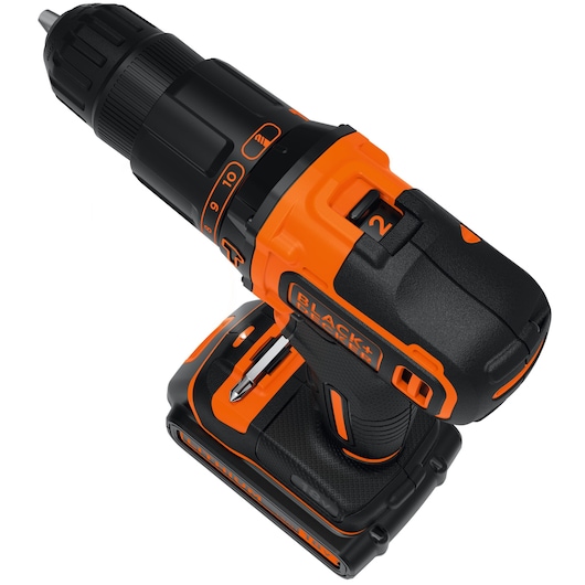 18V POWERCONNECT™ Cordless Silver Hammer Drill Kit with 1.5Ah Battery