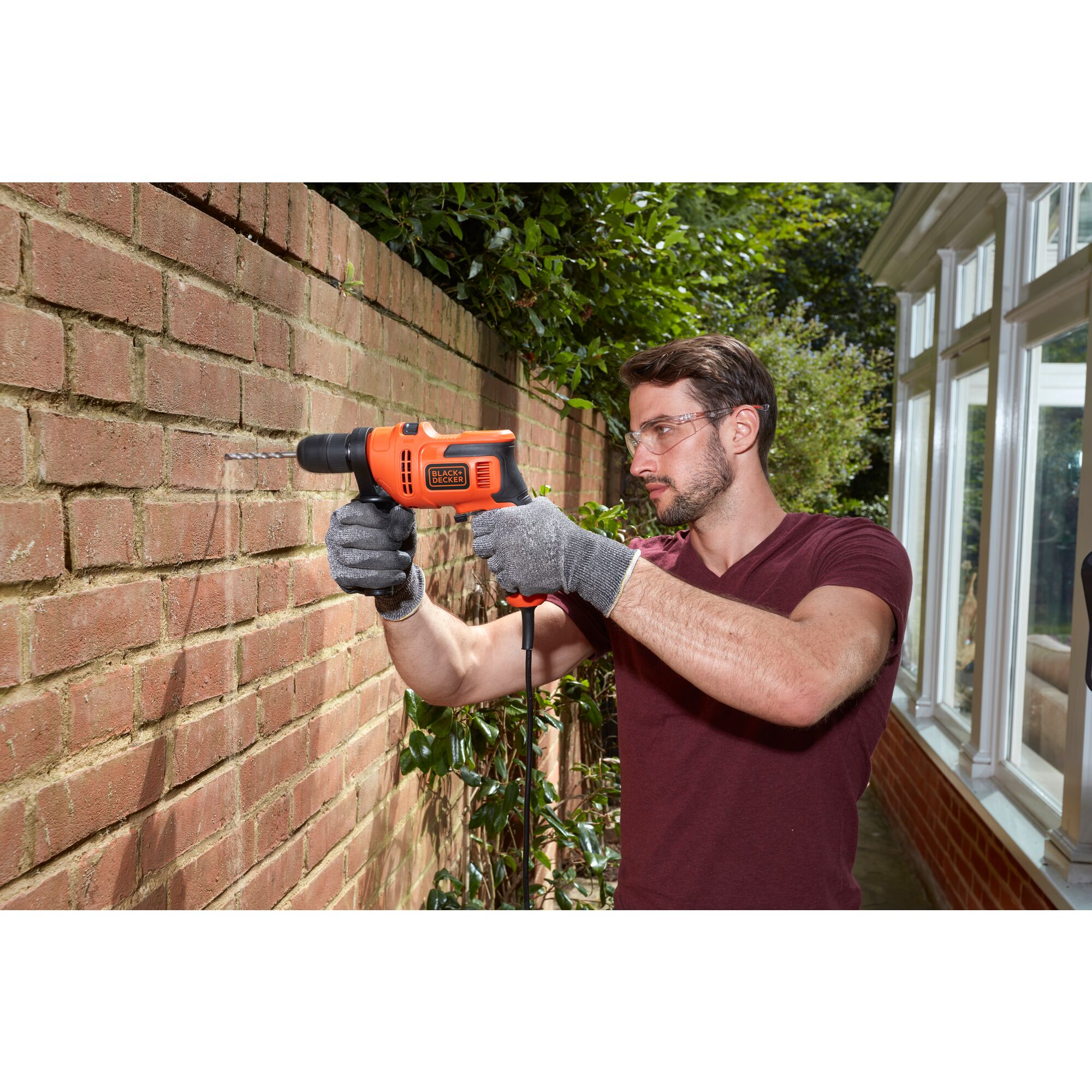 Corded hammer online drill