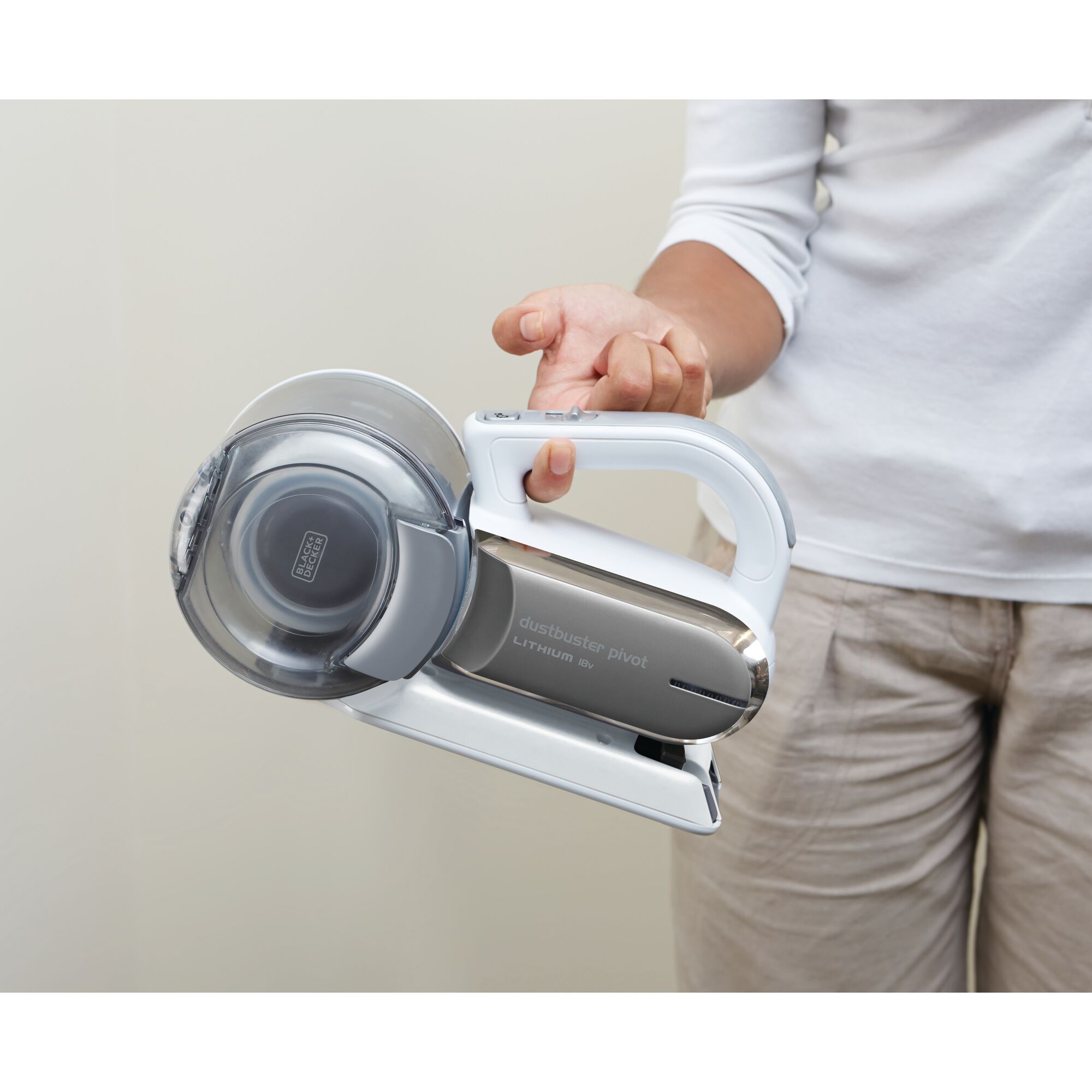 18V Lithium-ion dustbuster® Pivot Hand 